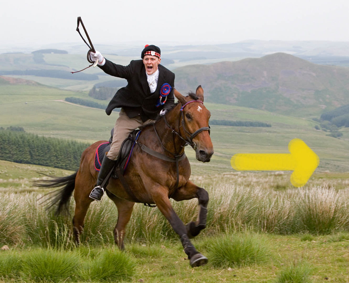 An example of giving an object space to move into. 