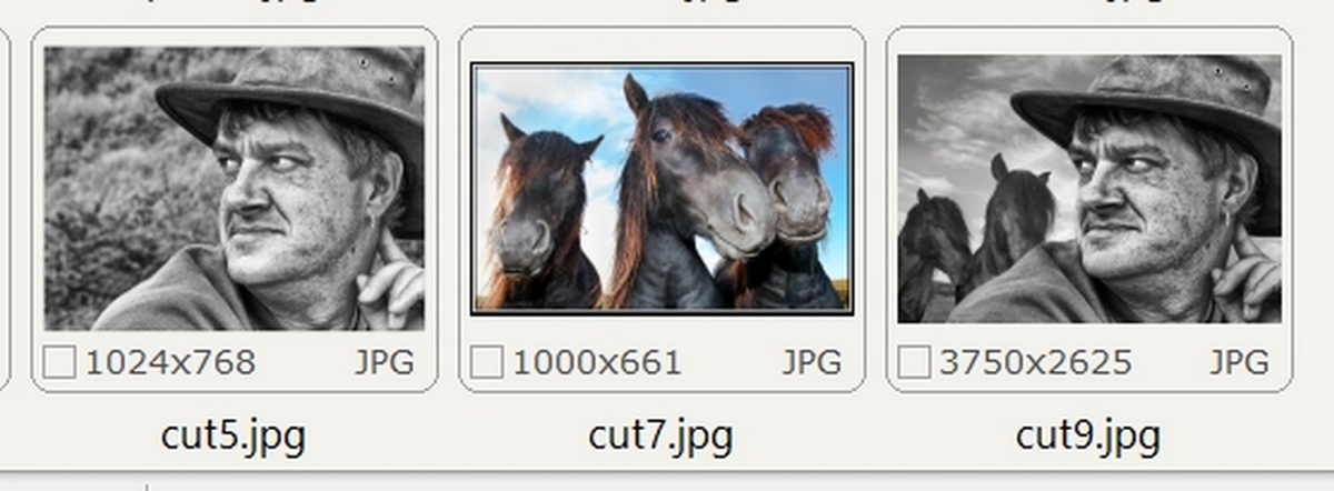 MIDDAY COWBOY. An example of replacing a bacground.