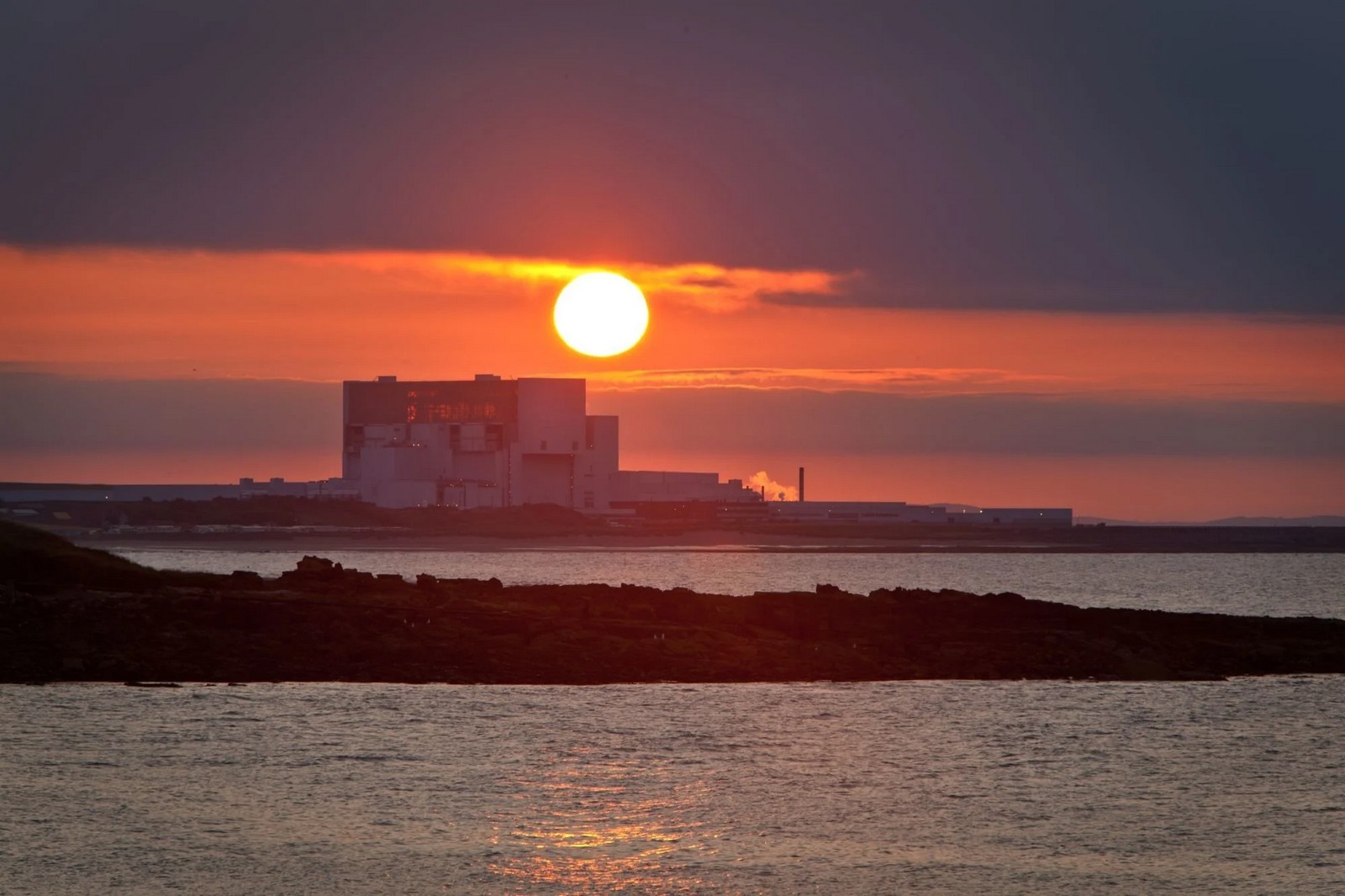 Torness Power Station from The Cove